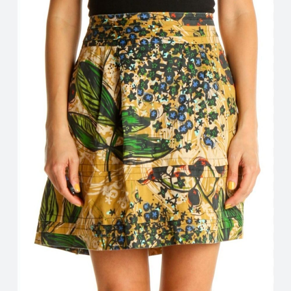 Edme & Esyllte Floral A-Line Skirt Sz 2